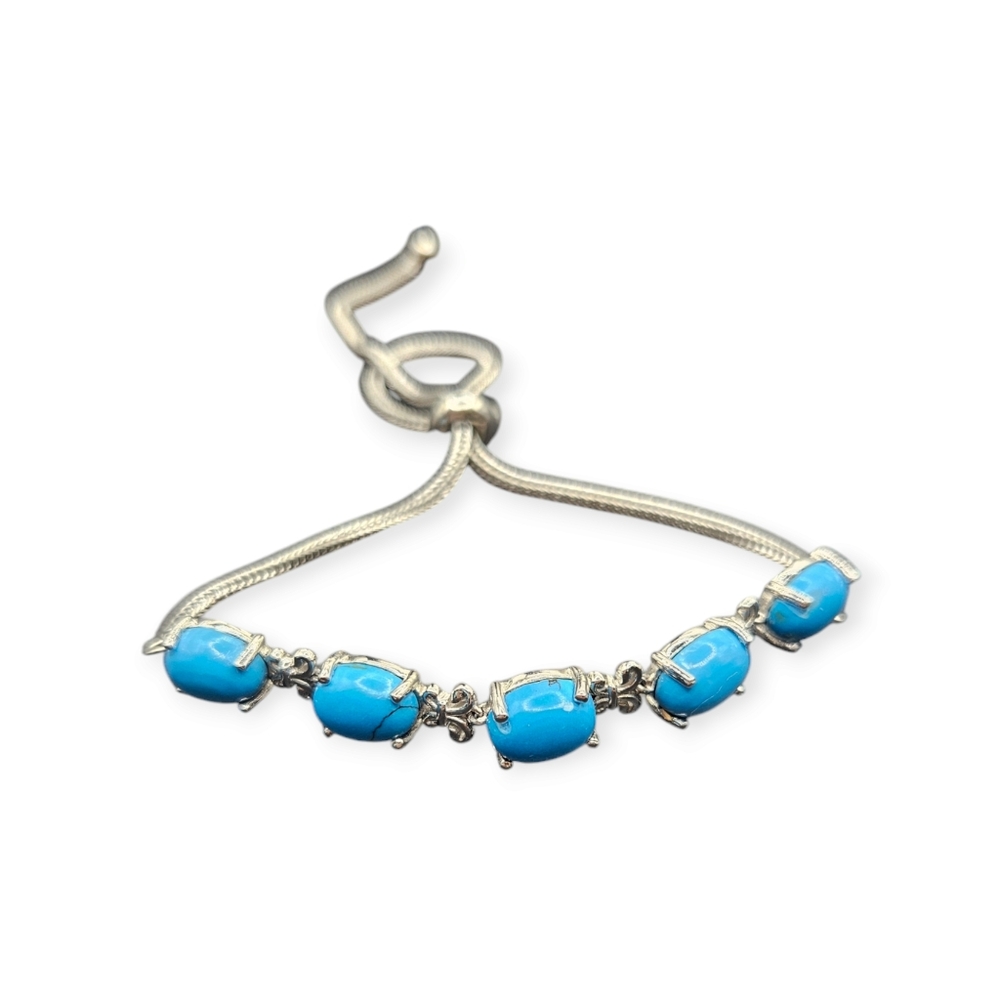 Blue Howlite Bracelet